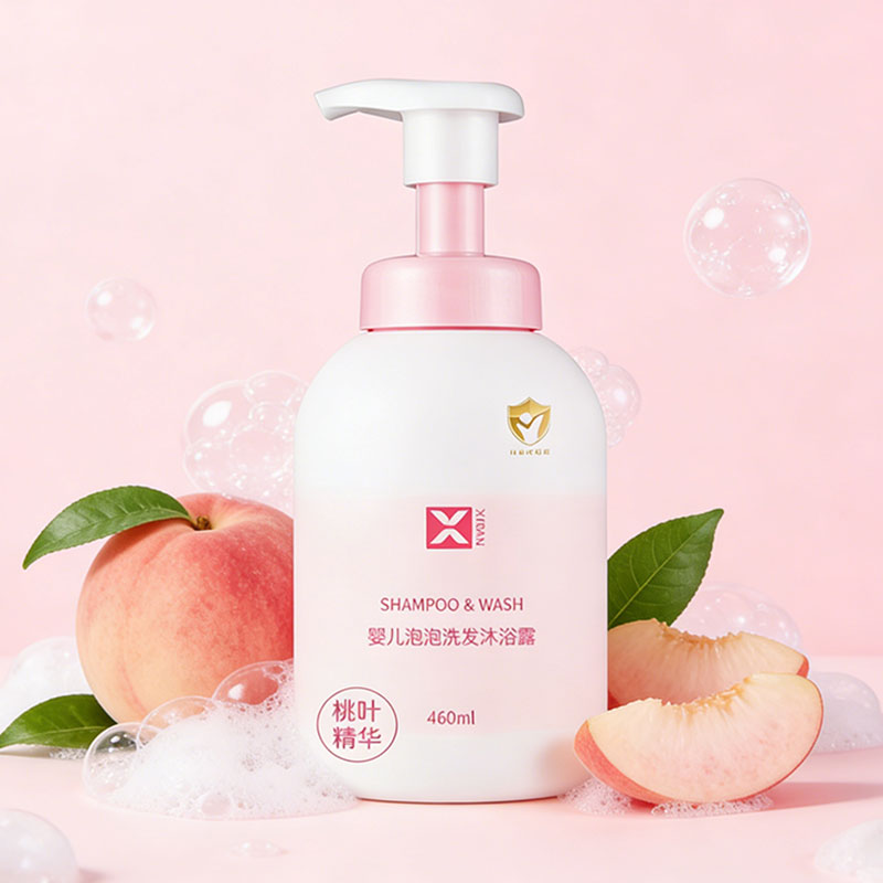 桃葉泡泡洗發(fā)沐浴露