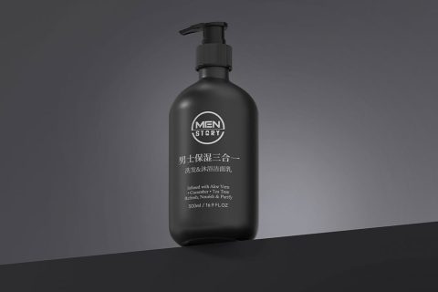男士保濕洗發沐浴&潔面乳三合一